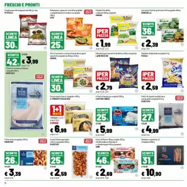 Volantino Iper La Grande Pagina 22: 4 Fiori di merluzzo Findus €5,99, Zucchine grigliate Iper