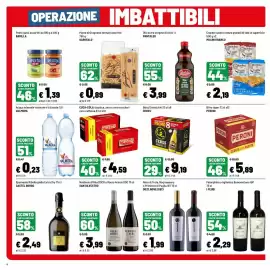 Volantino Iper La Grande Pagina 4: Acqua minerale Valmora €0,23, Coca-Cola classica, zero o zero zuccheri zero caffeina €4,59