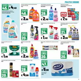 Volantino Iper La Grande Pagina 41: Pellicola o Carta forno Cuki, Additivi cura lavastoviglie Pril €2,99