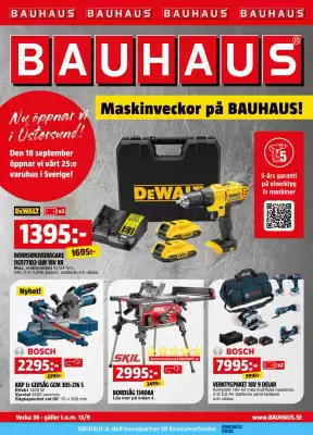 Bauhaus (giltig till och med 14-09)