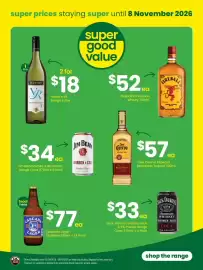 The Bottle O catalogue Page 3: Jim Beam White Premix €34,00, Jose Cuervo Especial Reposado Tequila €57,00