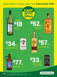 The Bottle O catalogue Page 3: Jim Beam White Premix €34,00, Jose Cuervo Especial Reposado Tequila €57,00