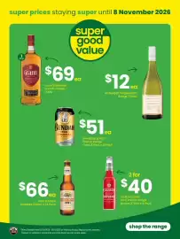 The Bottle O catalogue Page 4: Kirin Ichiban Stubbies €66,00, Bundaberg Original & Cola €51,00