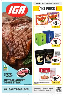 IGA (valid until 8-09)