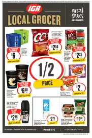 IGA catalogue week 36 Page 1