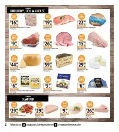 Supabarn catalogue week 36 Page 2: Swordfish Steaks €29,99, Cooked Black Tiger Prawns Large €29,99