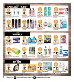Supabarn catalogue week 36 Page 6: Omo Laundry Powder & Liquid 2kg/L Range €14,99, Finish Powerball Ultimate Plus €24,99