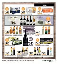 Supabarn catalogue week 36 Page 7: Farmers Leap Random Shot 2022 Shiraz and Island Tide Marlborough Sauvignon Blanc €9,99