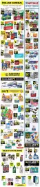 Dollar General weekly ad week 36 Page 1: Dr Pepper , Sunkist , Canada Dry , RC Cola, 7UP or A&W €5,00