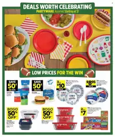 Dollar General weekly ad week 36 Page 7: Dixie Everyday Plates €8,95, Dixie Ultra Plates €10,00