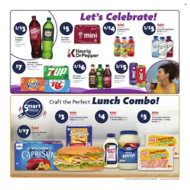 Family Dollar weekly ad Page 6: Oscar Mayer Deli Fresh Smoked Ham or Turkey Breast €5,00, Kraft American Cheese Singles €3,00