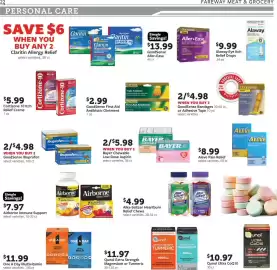 Fareway weekly ad week 36 Page 22: Airborne Immune Support €7,97, Cortizone 10 Itch Relief Creme €5,99