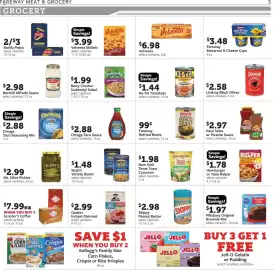 Fareway weekly ad week 36 Page 3: Betty Crocker Suddenly! Salad €1,99, Mt. Olive Pickles €2,99
