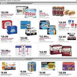 Fareway weekly ad week 36 Page 9: Modelo or Corona €15,88, Budweiser or Bud Light €19,99