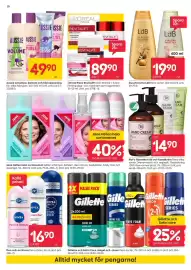 Rusta reklamblad vecka 36 Sida 10: NoFo flytande tvål och handkräm €19,00, Deo roll-on Nivea €16,90