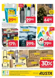Rusta reklamblad vecka 36 Sida 16: Ljusslinga Glänsa €44,90, Torrfoder, hund PrimaDog €399,00