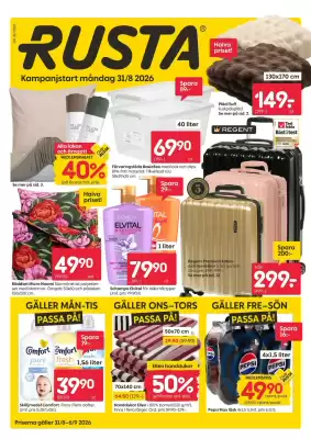 Rusta (giltig till och med 6-09)