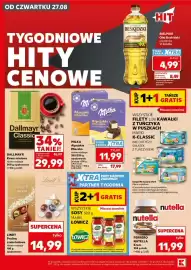 Kaufland gazetka Strona 12: Lindt Lindor Praliny czekoladowe €14,99, Ferrero Nutella Krem €11,99