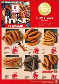 Kaufland gazetka Strona 18: Kiełbasa z karkówki Mróz €2,29, Kiełbasa mistrzowska z Wędzarni Stąd takie Dobre! €1,99