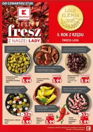 Kaufland gazetka Strona 20: Zielone pepperoni z serkiem €3,99, Oliwki Kalamata z pestkami marynowane w ziołach i oleju €3,99