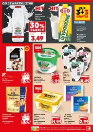 Kaufland gazetka Strona 24: Mlekovita Wypasione Mleko UHT 2% tł, Łaciaty Twaróg chudy, półtłusty, tłusty klinek €4,49