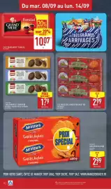 Catalogue ALDI semaine 37 page 16: LES SABLÉS DE LA MÈRE POULARD €2,99, Biscotto Filled Biscuits €1,79
