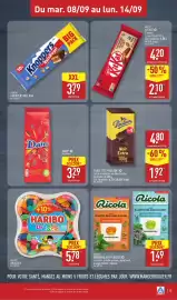 Catalogue ALDI semaine 37 page 17: Poulain Tablettes €1,92, HARIBO DRAGOLO €5,78