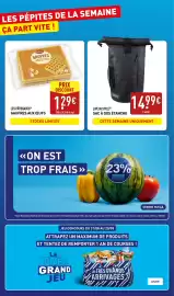 Catalogue ALDI semaine 37 page 2: LES PÂTISSADES GAUFRES AUX ŒUFS €1,29, LIVE IN STYLE SAC À DOS ÉTANCHE €14,99