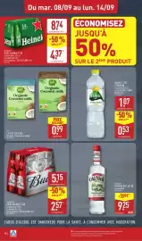 Catalogue ALDI semaine 37 page 22: BIO LAIT DE COCO BIO €0,99, BUDWEISER BIÈRE BLONDE €2,57