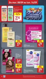 Catalogue ALDI semaine 37 page 24: Evoluderm Crème Anti-Âge €4,99, Evoluderm Gel douche €3,79