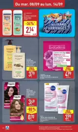 Catalogue ALDI semaine 37 page 24: Evoluderm Crème Anti-Âge €4,99, Evoluderm Gel douche €3,79