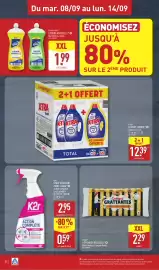 Catalogue ALDI semaine 37 page 26: X-TRA Lessive liquide €12,39, POWER FORCE LIQUIDE VAISSELLE €1,99