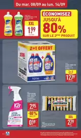 Catalogue ALDI semaine 37 page 26: X-TRA Lessive liquide €12,39, POWER FORCE LIQUIDE VAISSELLE €1,99