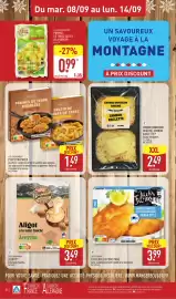 Catalogue ALDI semaine 37 page 28: Jack's Farm ESCALOPE DE PORC PANÉ €3,99, CROQUE-MONSIEUR GRATINÉ JAMBON RACLETTE €2,49