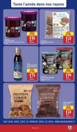 Catalogue ALDI semaine 37 page 31: TRADER JOE'S HIGHPROTEIN NUT MIX €1,99, ALDI SPORTS PROTEIN COOKIE €1,49
