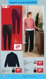 Catalogue ALDI semaine 37 page 36: UP 2 FASHION PULL €9,99, UP 2 FASHION LEGGING €6,00