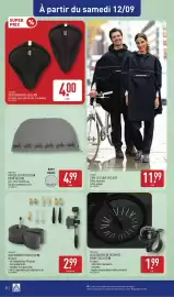 Catalogue ALDI semaine 37 page 38: RIDE+GO ACCESSOIRES DE SÉCURITÉ POUR CYCLISTE €1,99, RIDE+GO ACCESSOIRES POUR VÉLO €2,99