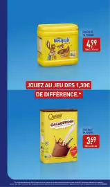 Catalogue ALDI semaine 37 page 4: Nesquik Chocolat en poudre €4,99, Choceur Cacaodrink €3,69
