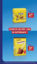 Catalogue ALDI semaine 37 page 4: Nesquik Chocolat en poudre €4,99, Choceur Cacaodrink €3,69