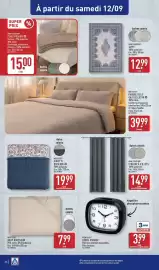 Catalogue ALDI semaine 37 page 40: NOVITESSE COUETTE BICOLORE €19,99, NOVITESSE DRAP HOUSSE €7,99