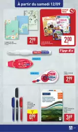 Catalogue ALDI semaine 37 page 41: EXPERTIZ STYLOS GEL EFFAÇABLES €0,99, EXPERTIZ RAMETTE PAPIER A4 €3,69