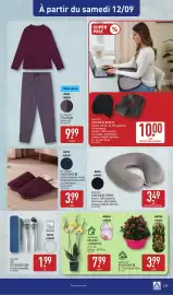 Catalogue ALDI semaine 37 page 43: NOVITESSE COUSSIN DE VOYAGE €3,49, GARDENLINE KALANCHOÉ €3,99