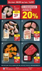 Catalogue ALDI semaine 37 page 8: Viande Bovine Française HACHÉ AU BŒUF €7,59, TENDERS DE POULET €4,99