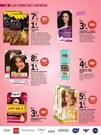 Catalogue E.Leclerc page 16: L'ORÉAL PARIS COLORATION EXCELLENCE €9,75, GARNIER OLIA €9,53
