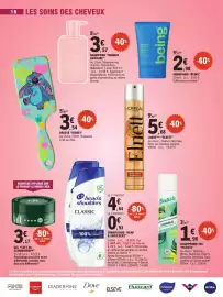 Catalogue E.Leclerc page 18: MONDAY SHAMPOING €3,57, L'ORÉAL Elnett €5,68