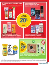 Catalogue E.Leclerc page 3: CARRE HOMME GEL À RASER €5,00, Dentamyl Dentamyl €2,00
