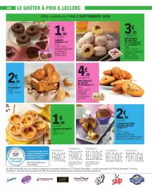 Catalogue E.Leclerc page 20: Palmiers €2,50, Mini coquilles au pépites de chocolat €4,90