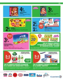 Catalogue E.Leclerc page 23: Capri-Sun €3,49, JAFADEN