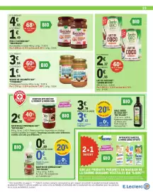 Catalogue E.Leclerc | Le goûter fait sa rentrée page 25: ETHIQUABLE Beurre de cacahuète bio €5,38