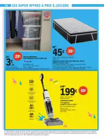 Catalogue E.Leclerc page 50: EDA BOÎTE DE RANGEMENT AVEC COUVERCLE CLIPSÉ "FUNNY BOX" €3,12